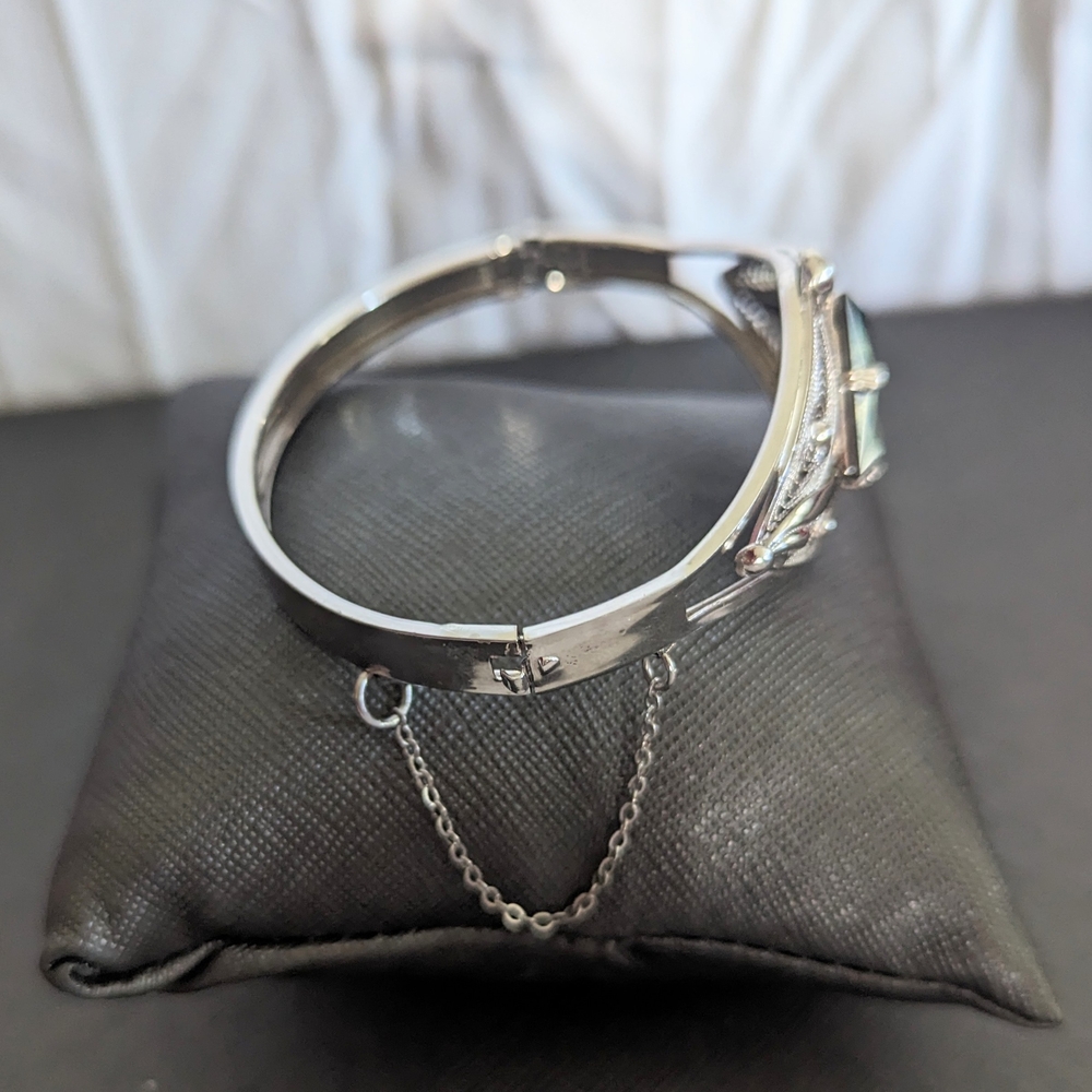 Beautiful Sorrento Sterling Hematite Bracelet Filigree Design - Picture 6 of 8